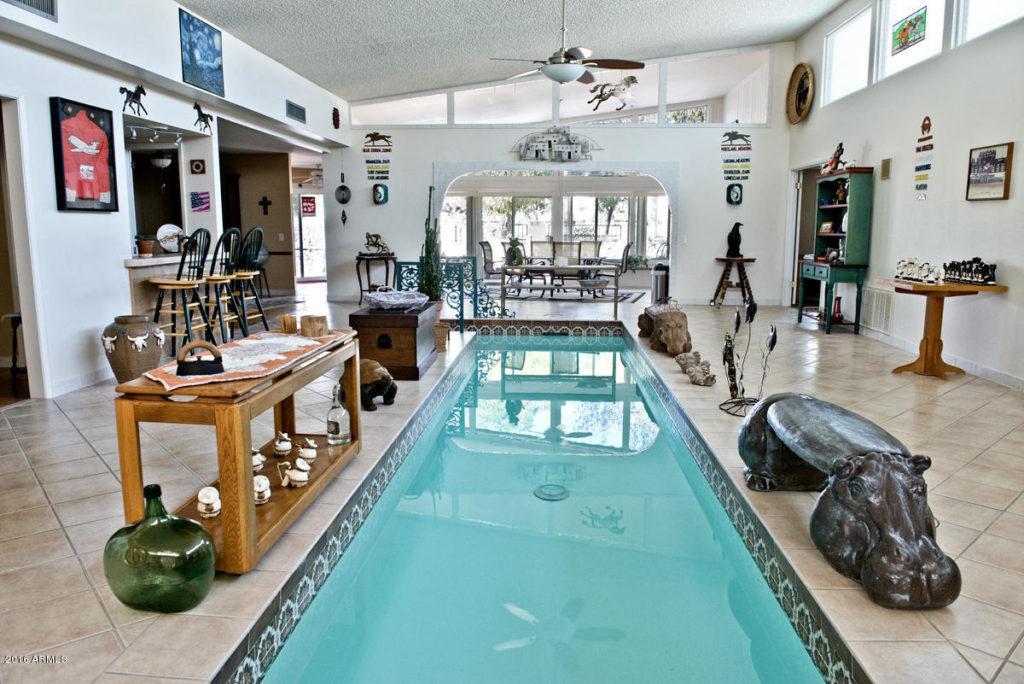 Indoor Pool of home for sale in Arizona